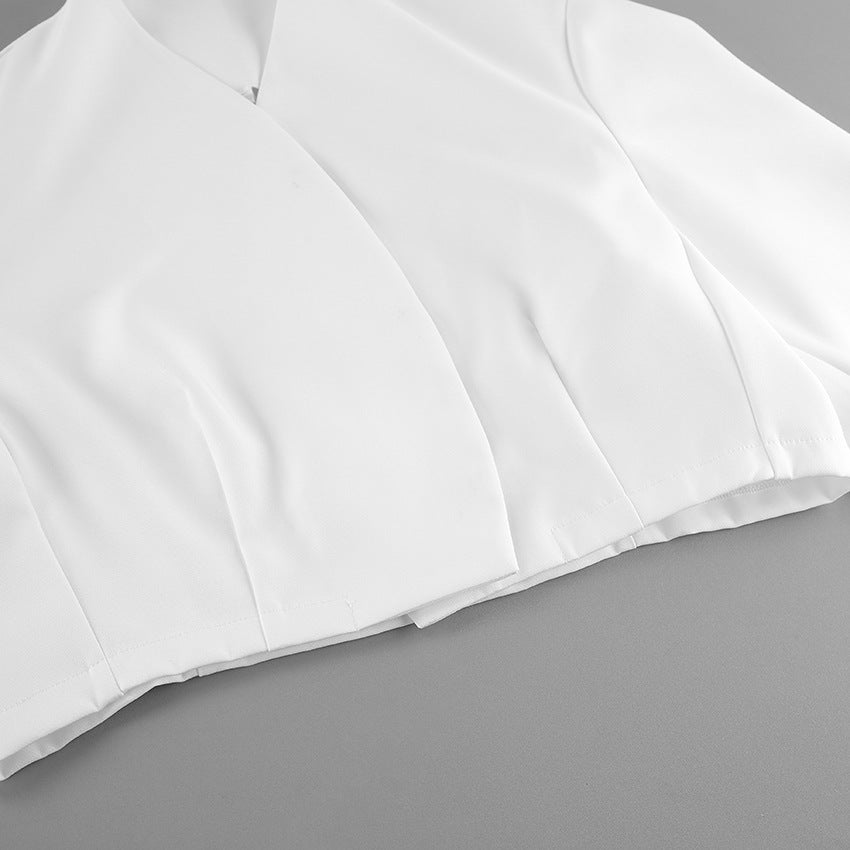 Zola Graceful Autumn V-Neck Coat