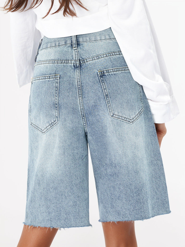 Nolisa Retro Worn High Waist Jeans