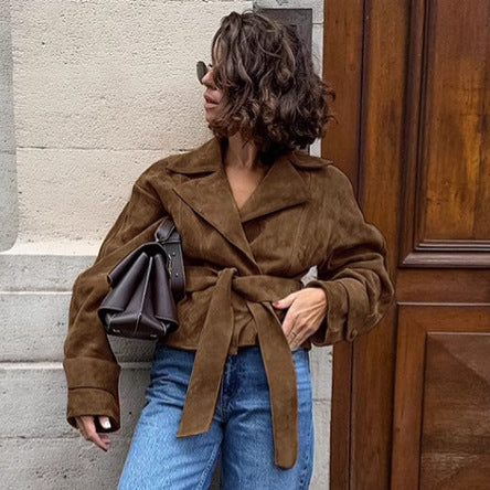 Thabisa Loose Double-Breasted Coat