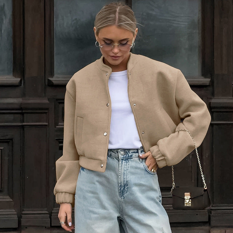 Amahle Khaki Air Wool Jacket