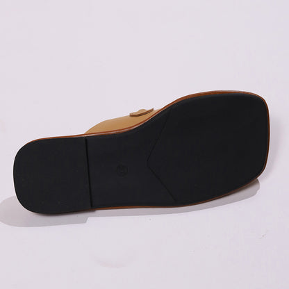 Adama Square Strap Flats