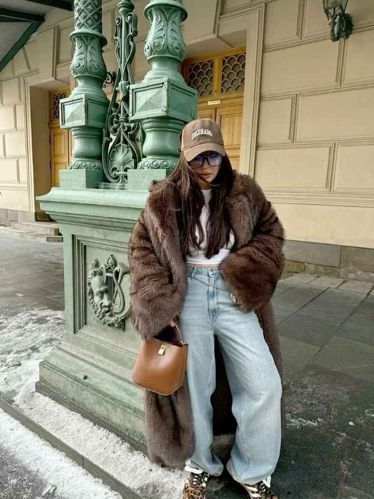 Manteau en fausse fourrure Zafira Lux