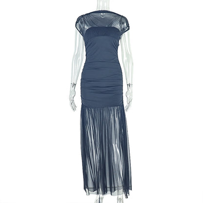 Robe Talia à manches courbes
