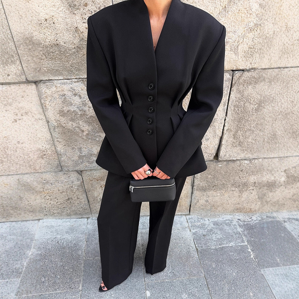 Ensemble deux pièces ZÉNARA Noir Precision