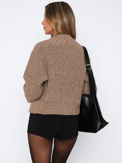 Pull minimaliste en laine Amari