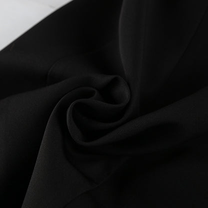 Robe de luxe Zefira noire trapèze