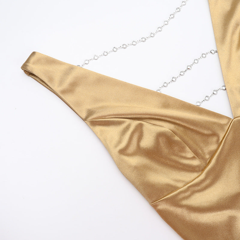 Safi Beaded Backless Dress