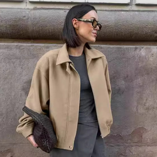 Ayoka Woolen Lapel Coat