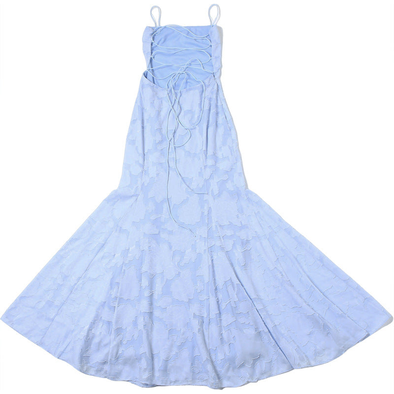 Robe à bretelles lacées Teyah