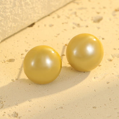 Boucles d'oreilles Amira Glossy Pearl