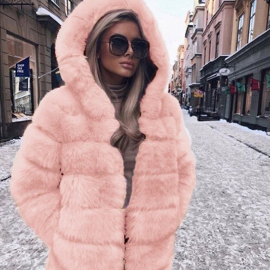 Ngal Plush Fur Coat