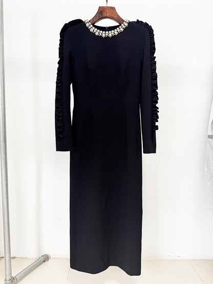 Robe mi-longue Zahira Étoile d'automne