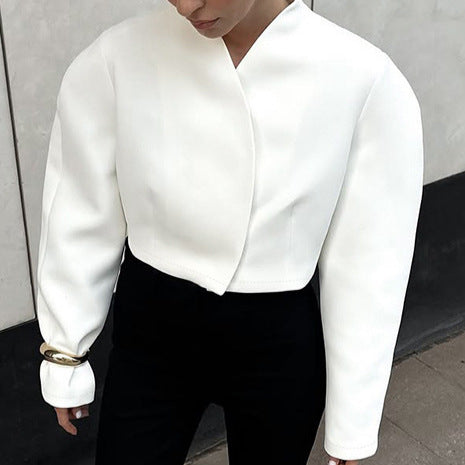 Zola Graceful Autumn V-Neck Coat