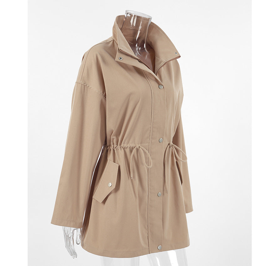 Trench-coat Amara à cordon de serrage