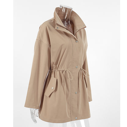 Trench-coat Amara à cordon de serrage