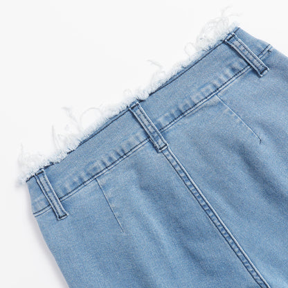 Jean skinny Nolani à bords effilochés