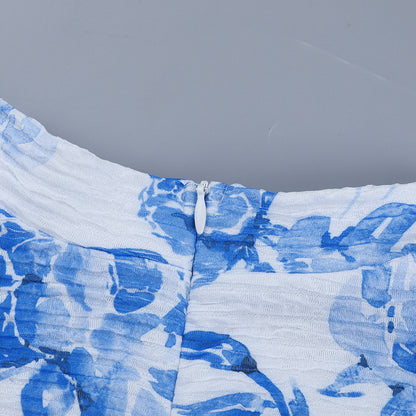 Sefira Printed Fishtail Dress