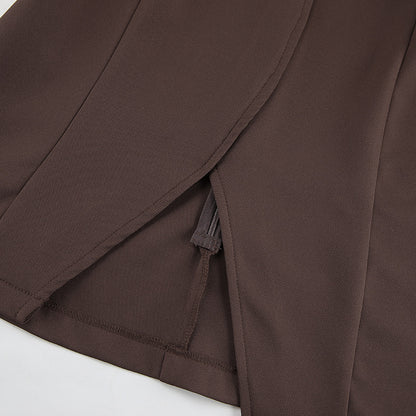 Ensemble deux pièces rétro à lacets Kaima
