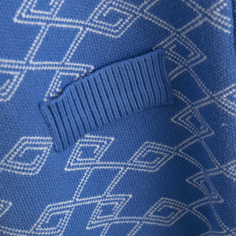 Gilet long jacquard Ifunanya