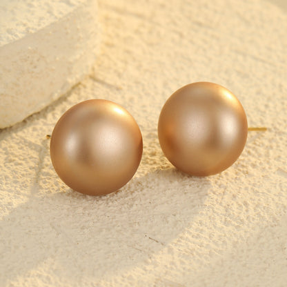 Boucles d'oreilles Amira Glossy Pearl