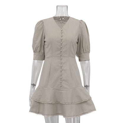 Robe Talia en dentelle cascade
