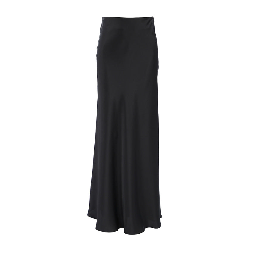 Lerato Satin A-Line Skirt