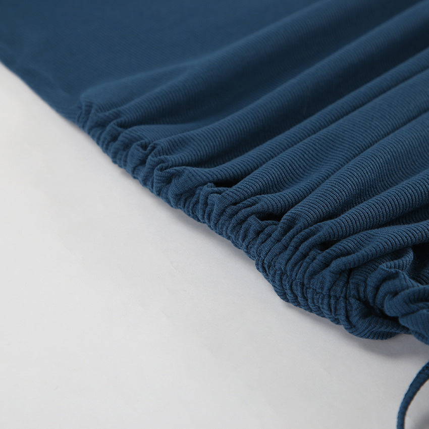 Chidimma Lace-Up Flared Dress