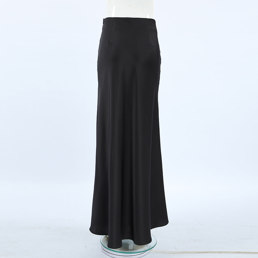 Lerato Satin A-Line Skirt