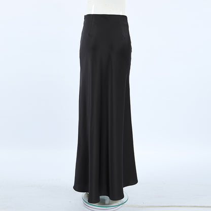 Lerato Satin A-Line Skirt
