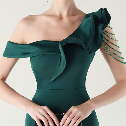 Isoke Pearl Fishtail Couture Gown