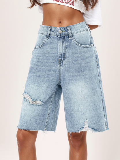 Nolisa Retro Worn High Waist Jeans