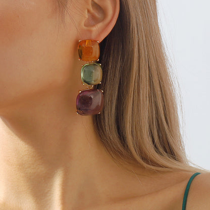 Ensemble collier et boucles d'oreilles Ayodele