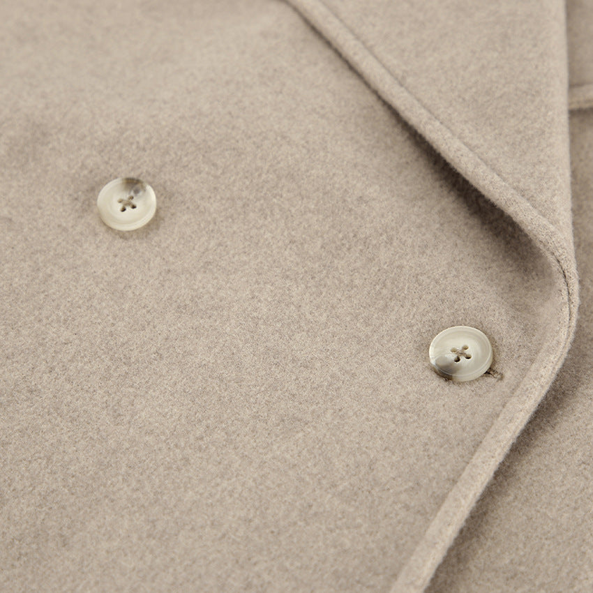 Manteau décontracté ample en laine Abeni