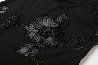 Robe longue Nyali dos nu à lacets