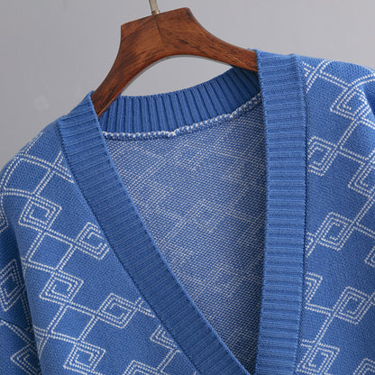 Gilet long jacquard Ifunanya