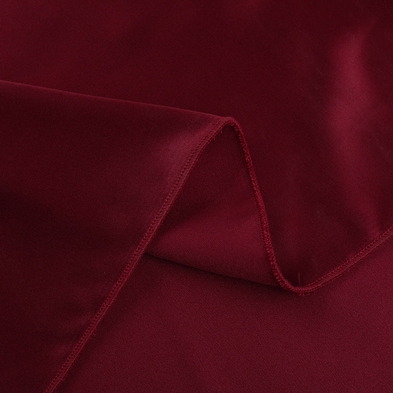 Zuri Backless Halter Satin Maxi Dress