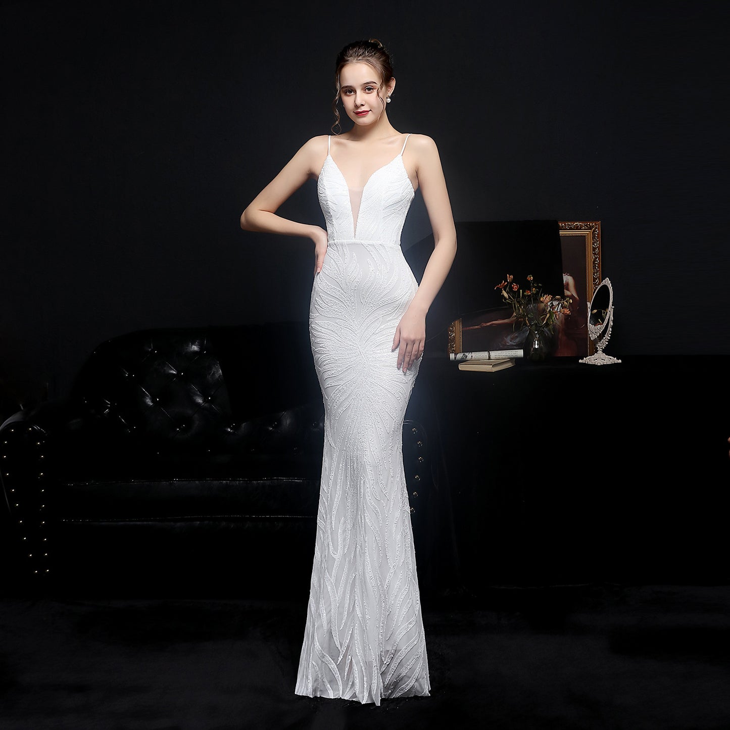 Ayira Royal Fishtail Evening Gown