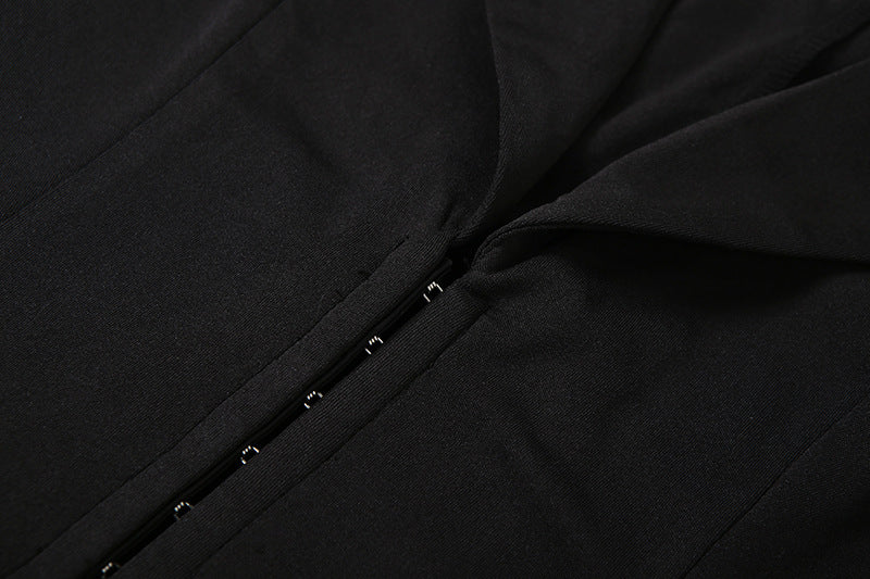 Robe blazer Ebele à décolleté plongeant