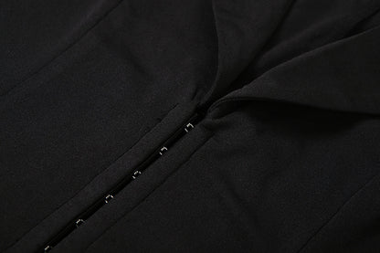 Robe blazer Ebele à décolleté plongeant