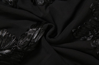 Robe longue Nyali dos nu à lacets