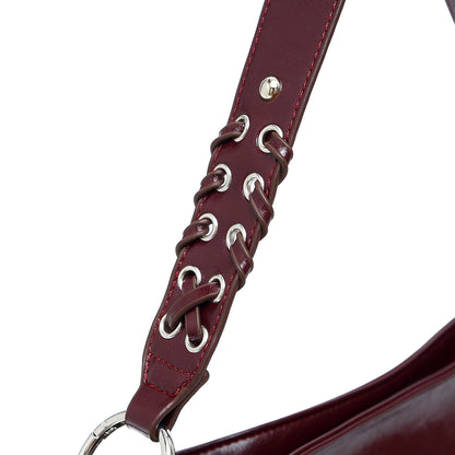 Crossbody Bag Niche Trendy Cool Women Bag High Sense Tassel Rivets Portable Small Square Bag Office Shoulder Bag