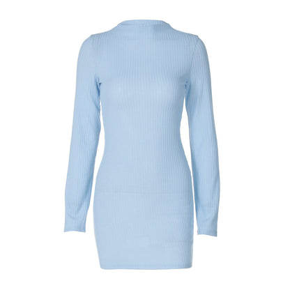 Robe en maille rayée Sanaa