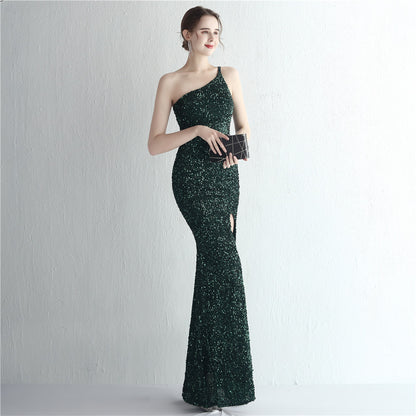 Tahlia Sequin Fishtail Cocktail Dress