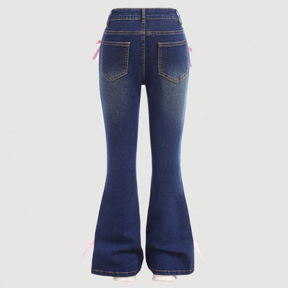 Jean à jambes larges Zuri Bow