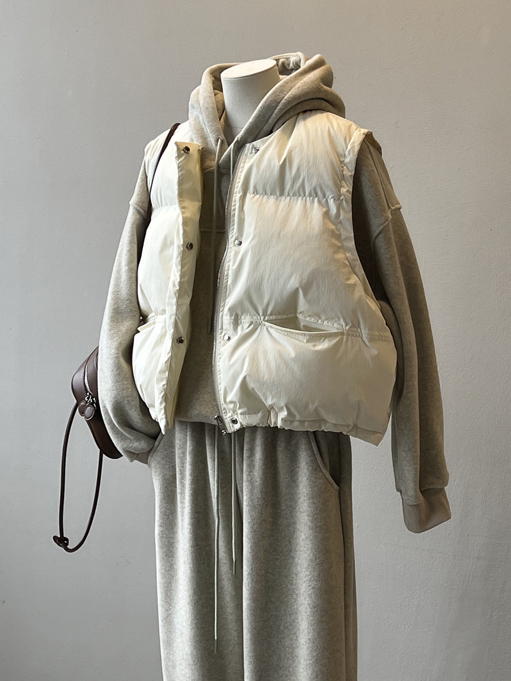 Gilet en coton matelassé Kamaria