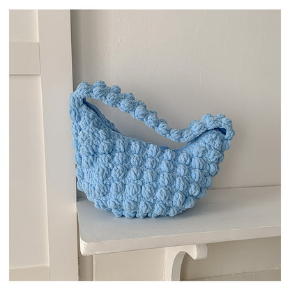 Sac en paille tressée Lua Seaside