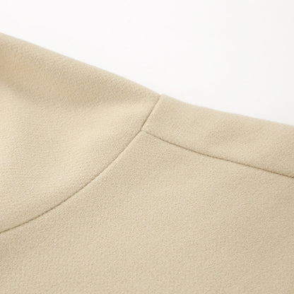 Manteau à revers en laine Ayoka