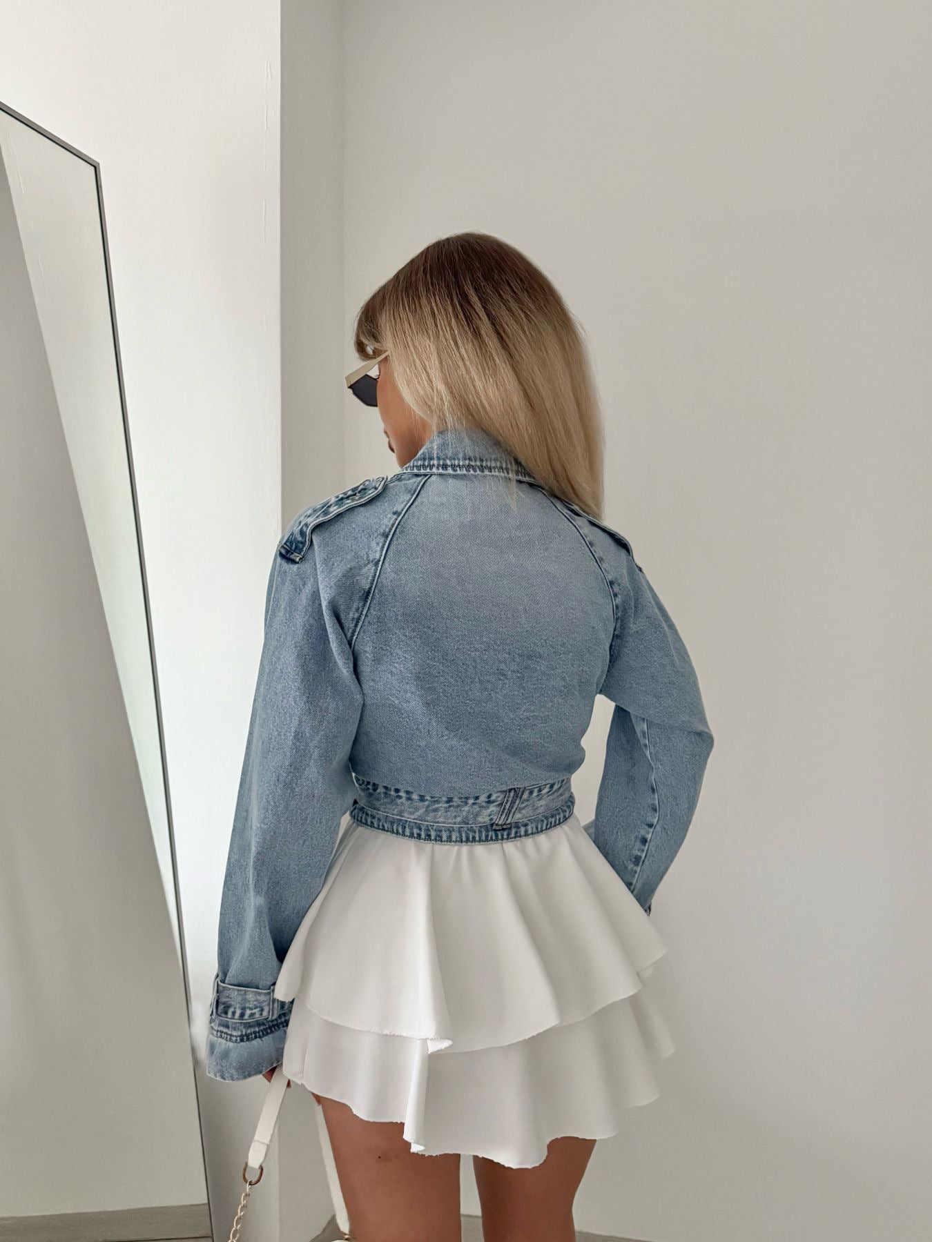 Coupe-vent en denim Zola