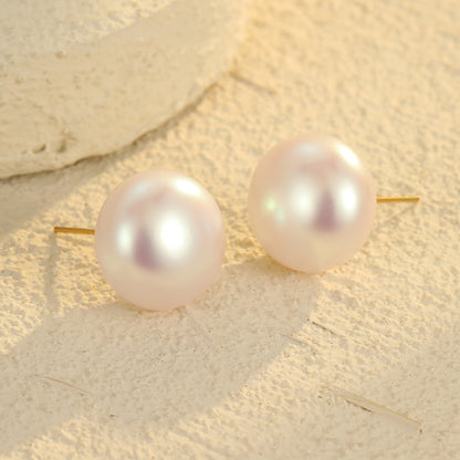 Boucles d'oreilles Amira Glossy Pearl