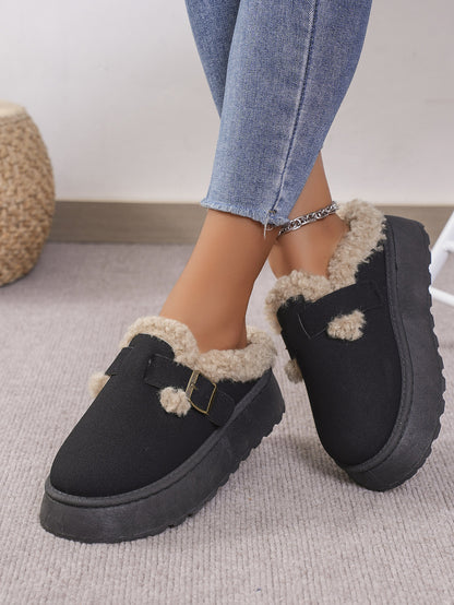 Zahara Frost Plush Slippers
